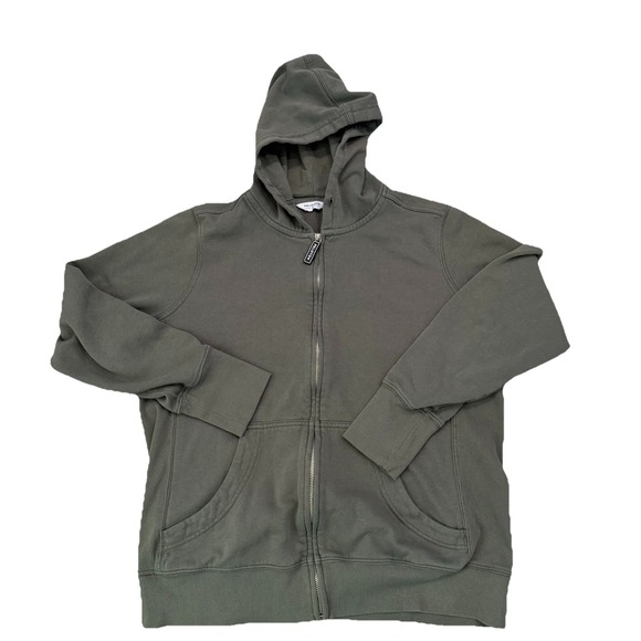 Peloton Tops - Peloton Full Zip Hoodie Women's XL Green Logo Sleeve Zip Up Sweatshirt